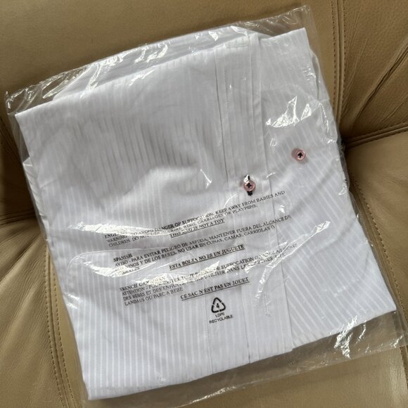 Cissa The DAILY Shirt, Pique Weave Egyptian Cotton - Picture 4 of 4